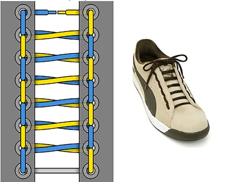 Как красиво зашнуровать обувь с 8 дырками? Шнуровка кроссовок, женских ботинок и высоких кедов, длина шнурков